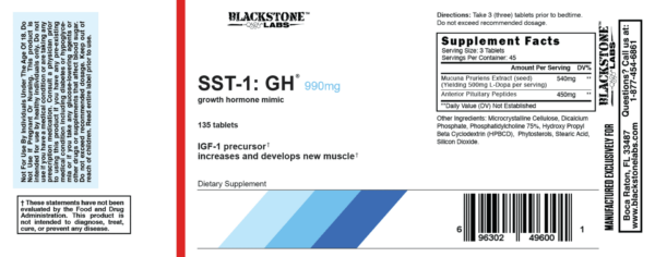 BlackStone Labs SST-1: GH 135 Tablet